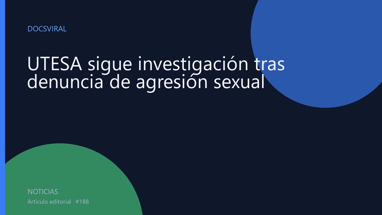 UTESA sigue investigación tras denuncia de agresión sexual